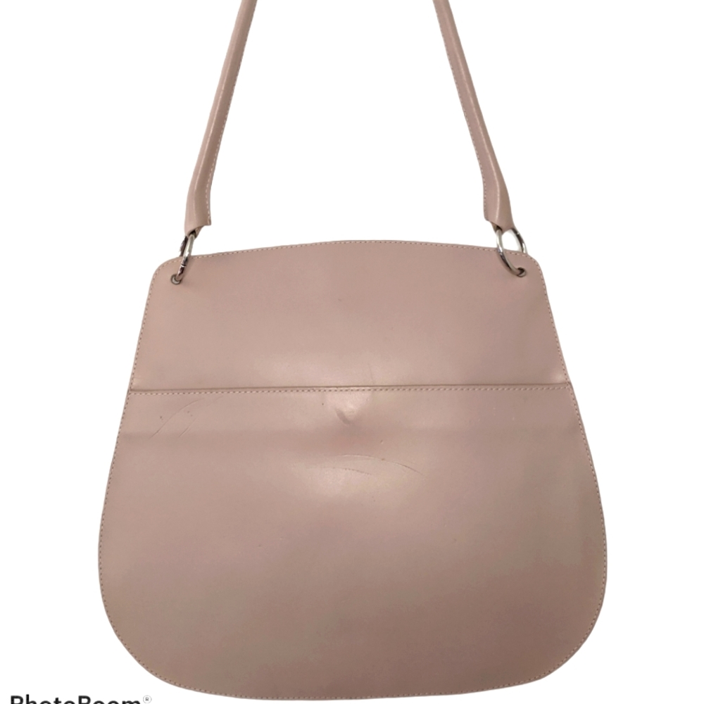 Furla Vintage Top Handle Purse Mauve Light Pink - Picture 4 of 14